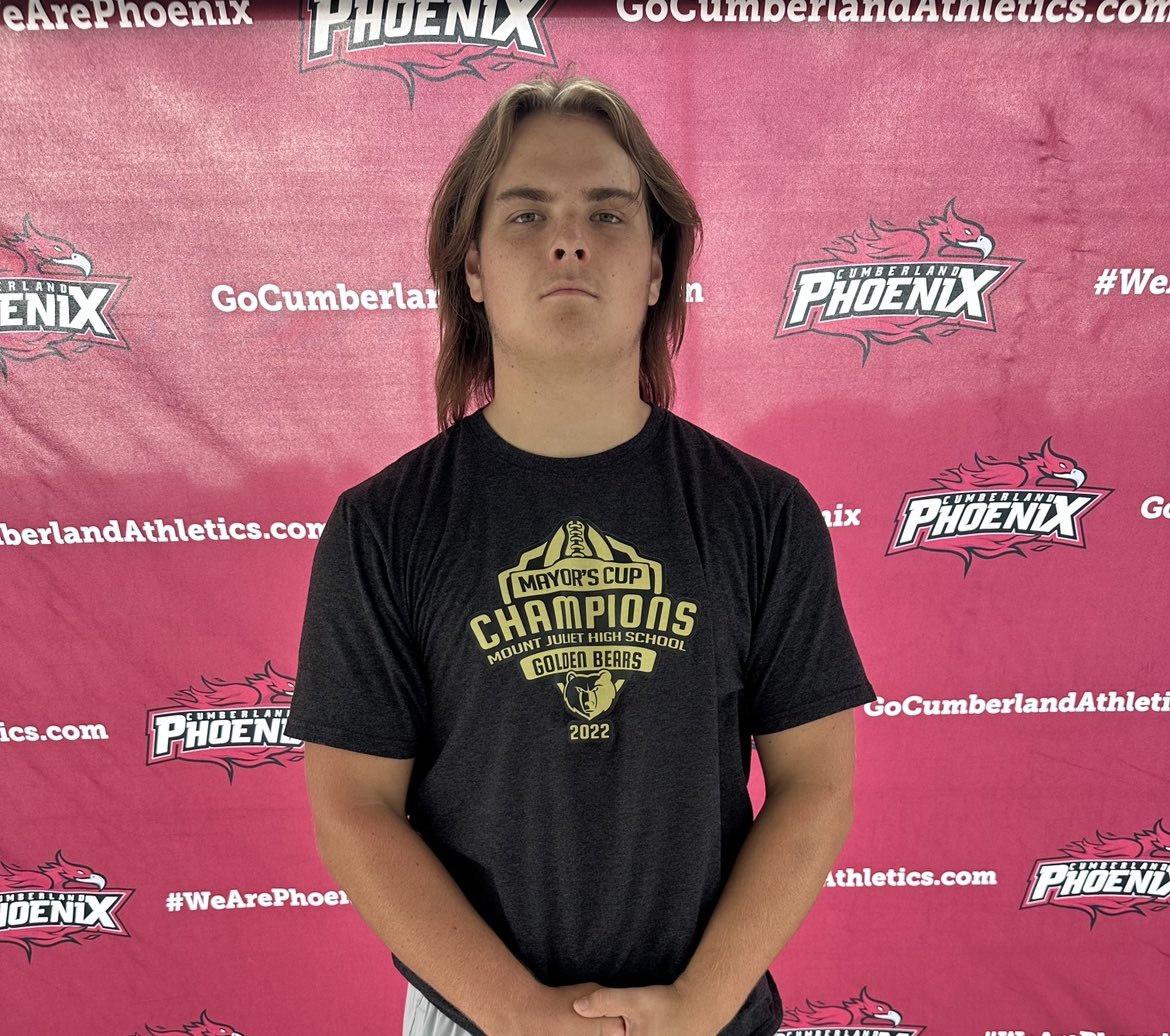 Had a great visit at <a href="/CumberlandFB/">Cumberland University Football</a> yesterday! <a href="/CoachHigginson/">Brad Higginson</a> <a href="/CoachMort57/">Matt Moriarty</a> <a href="/TimMathisCU/">Tim Mathis</a> Thanks for inviting me! Great Vibe! 💪🏼🏈 
<a href="/MJGOLDENBEARFB/">MT. JULIET FOOTBALL</a>
<a href="/shaeeflatt/">Shaee Flatt</a> <a href="/ChaseHowland66/">Coach Howland</a>
<a href="/nickorick63/">Coach Nick O'Rick</a>
<a href="/NatlPlaymkrsAca/">NatlPlaymkersAcademy</a> <a href="/NCEC_Recruiting/">NPA</a>  <a href="/LeverageLineman/">Leverage Lineman Training</a>
@BallhawkU
<a href="/CSmithScout/">Chris Smith</a>