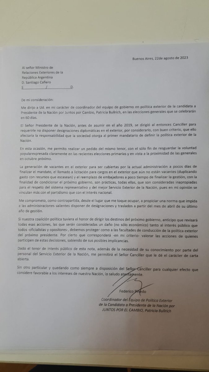 Federico Pinedo tweet media