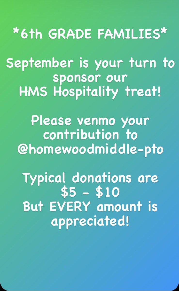 Homewood Middle PTO tweet media