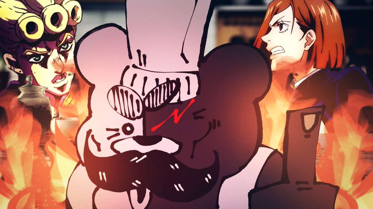 {TRIO} [CONTESTANT SEVEN] - GIORNO GIOVANNA, MONOKUMA and NOBARA KUGISAKI