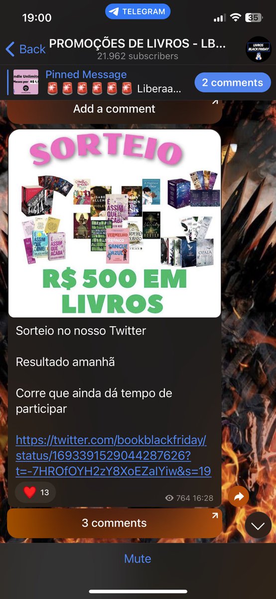 SomeoneTHM's tweet photo. @bookblackfriday Oi Deus, sou eu dnv https://t.co/OFzXO0AdJO