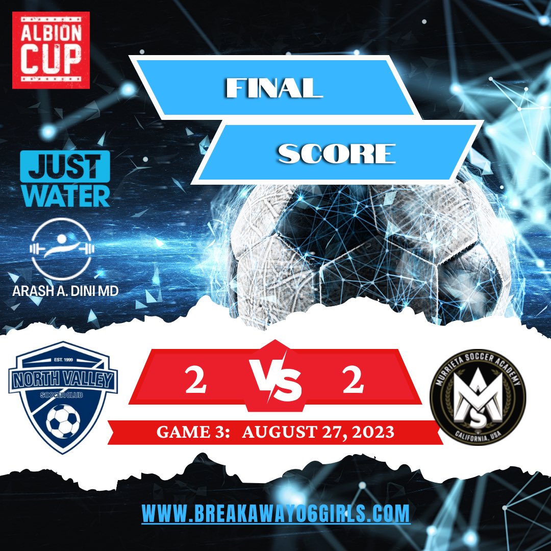 Breakaway06G's tweet photo. It was an aggressive, action-packed game. This tie puts us at the top of our bracket and sends us on to the final tonight at 5:30

@JUST @NCAASoccer @NationalLeague @usysodp @USYouthSoccer @CoastSoccer @CalSouthSoccer @crlpremier @SoCalVarsity @USYNT https://t.co/fqQtb2wnQ9