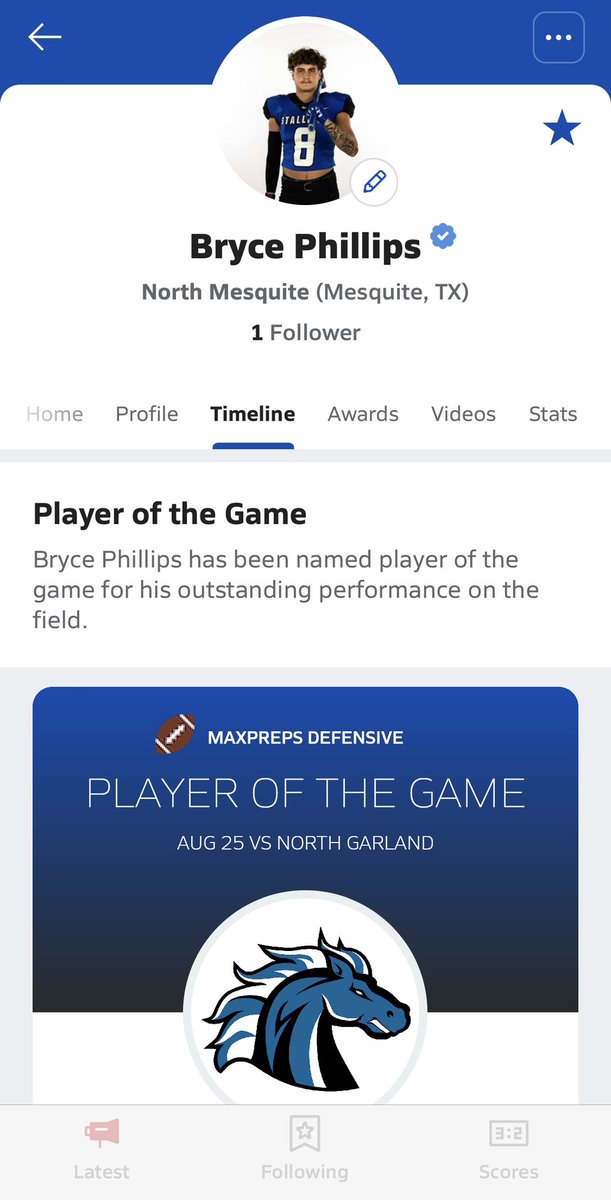1-0 To start off the season and was named Defensive Player Of The Game🤝🏽❗️<a href="/NM_StallionFB/">Stallion Football</a> <a href="/WardlawCoach/">Coach Law 🏈</a> <a href="/tkick6/">tim seder</a>