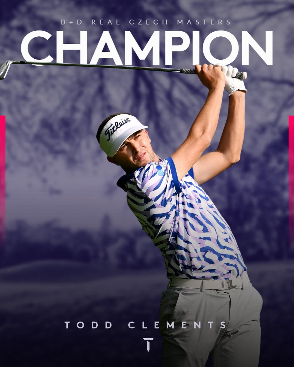 So proud of this guy 😍, many friends this year in the winning circle. <a href="/golfclements/">Todd Clements</a> <a href="/DPWorldTour/">DP World Tour</a> <a href="/theMENATour/">MENA Tour</a> @Challenge_Tour