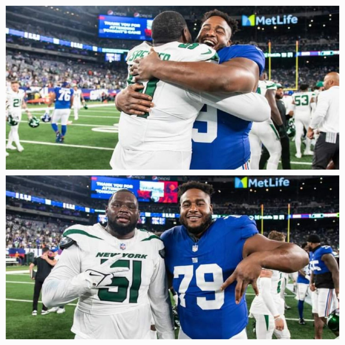 Damn this makes me smile. Home grown from The State of Mississippi. @Tyrethefuture Grenada Ms and @Bigspencer421 Greenwood Ms. Both with their college degrees and Representing Miss State University on The Big Stage #Hailstate