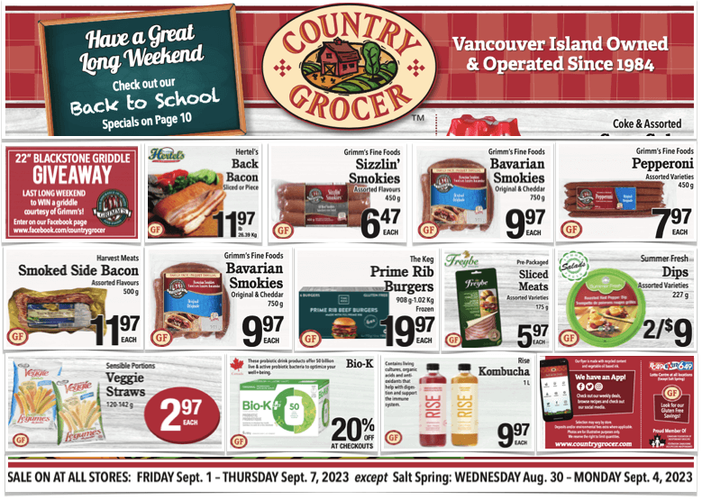 TheCeliacScene's tweet photo. 🌭 Last long weekend before school starts @CountryGrocer
🌭 Enjoy a BBQ with #HertelMeats & @GrimmsFoods
🌭 #Glutenfree #dairyfree #soyfree #noaddedmsg
🌭 SEE https://t.co/qpJF0MXXA8
#glutenfree #countrygrocer #backtoschool #celiac #longweekend https://t.co/qwylgfQCg1