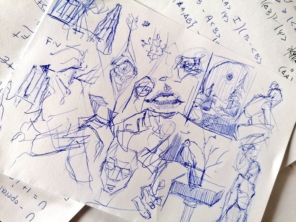 some old class doodles i found 