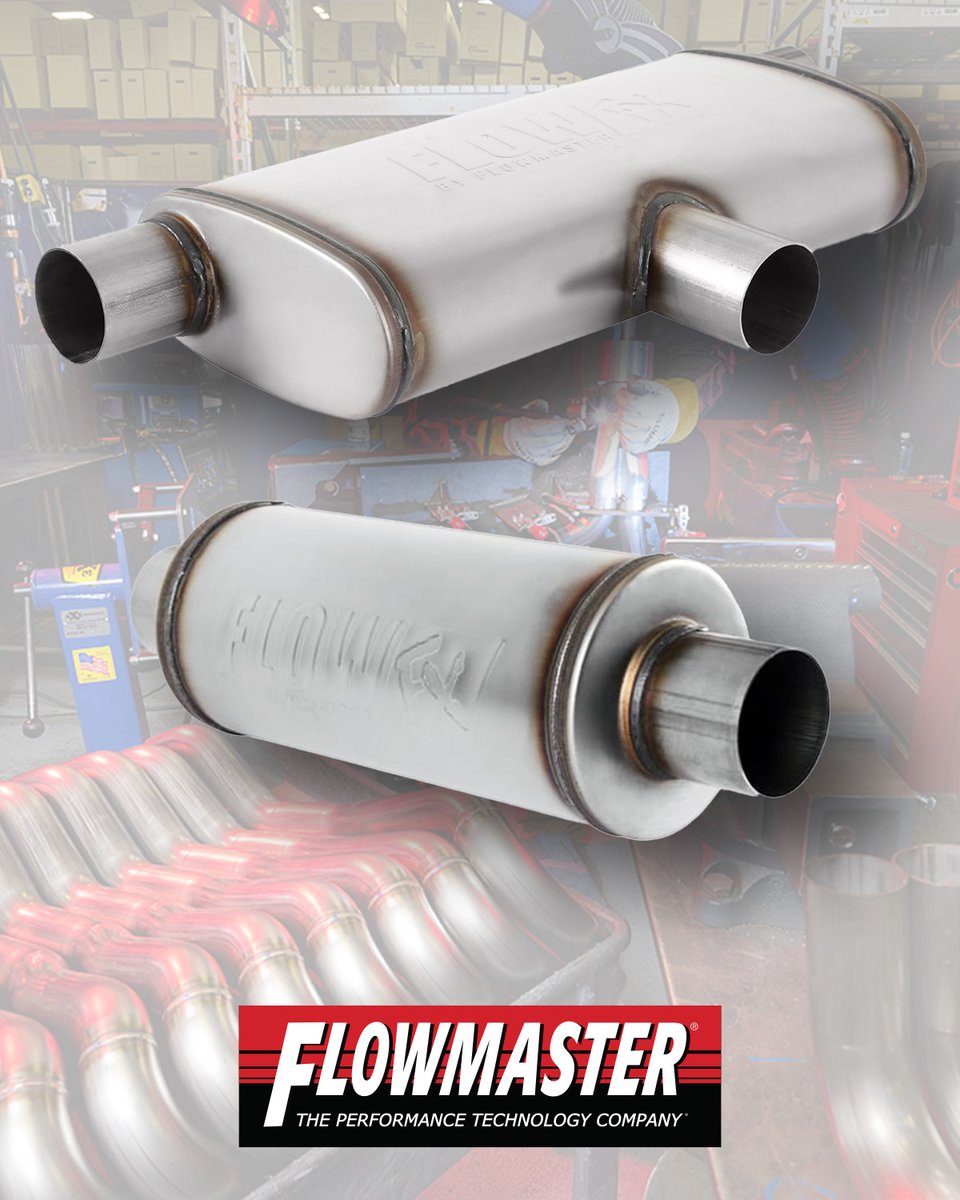 Holley_News's tweet photo. New Products: Flowmaster FlowFX Universal Stainless Steel Mufflers
P/N 72619 - 3.0" In/Out, 6" Round Body - $85.95
P/N 72206 - 2.5" In/Out, Oval Body, Transverse - $109.95
Complete your system here: https://t.co/lyMgeHCnuJ
#FlowMaster #FlowMasterMufflers #FlowMasterEquipped https://t.co/74yjkRNSpL