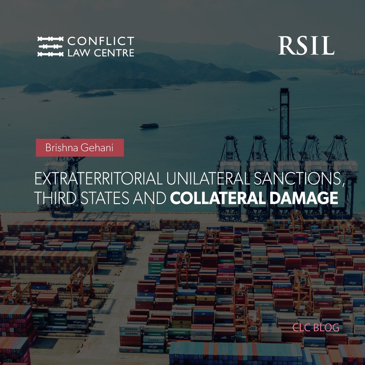 clc_rsil's tweet photo. In our latest on the #CLCBlog, @Brishnagehani11 explores the legality of extraterritorial sanctions and their direct and indirect impacts on Pakistan
Read here: https://t.co/5W7z0TDbhN https://t.co/3T8B7Gmy2P