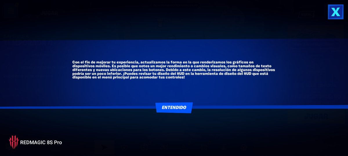 tsnewsapp's tweet photo. Epic Games toma la decisión final de reducir la resolución, renderizado y el HUD de Fortnite Mobile como una medida para solucionar el pésimo rendimiento del juego en dispositivos Android. https://t.co/GYWSBQEoJM