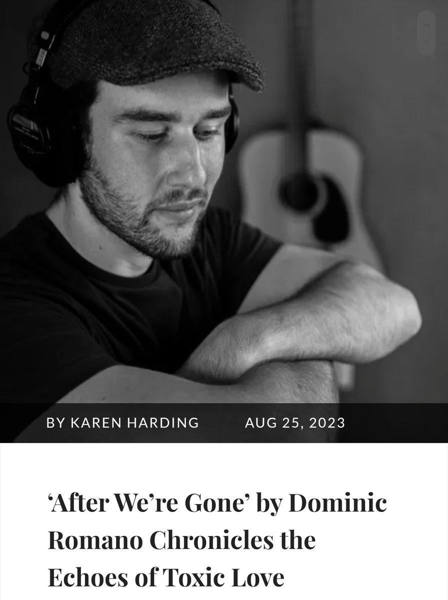 Sounds On The Couch (@soundscouch) on Twitter photo ‘After We’re Gone’ by Dominic Romano Chronicles the Echoes of Toxic Love
You can read all about it at couchmag.life ‘After We’re Gone’ by Dominic Romano Chronicles the Echoes of Toxic Love
You can read all about it at couchmag.life