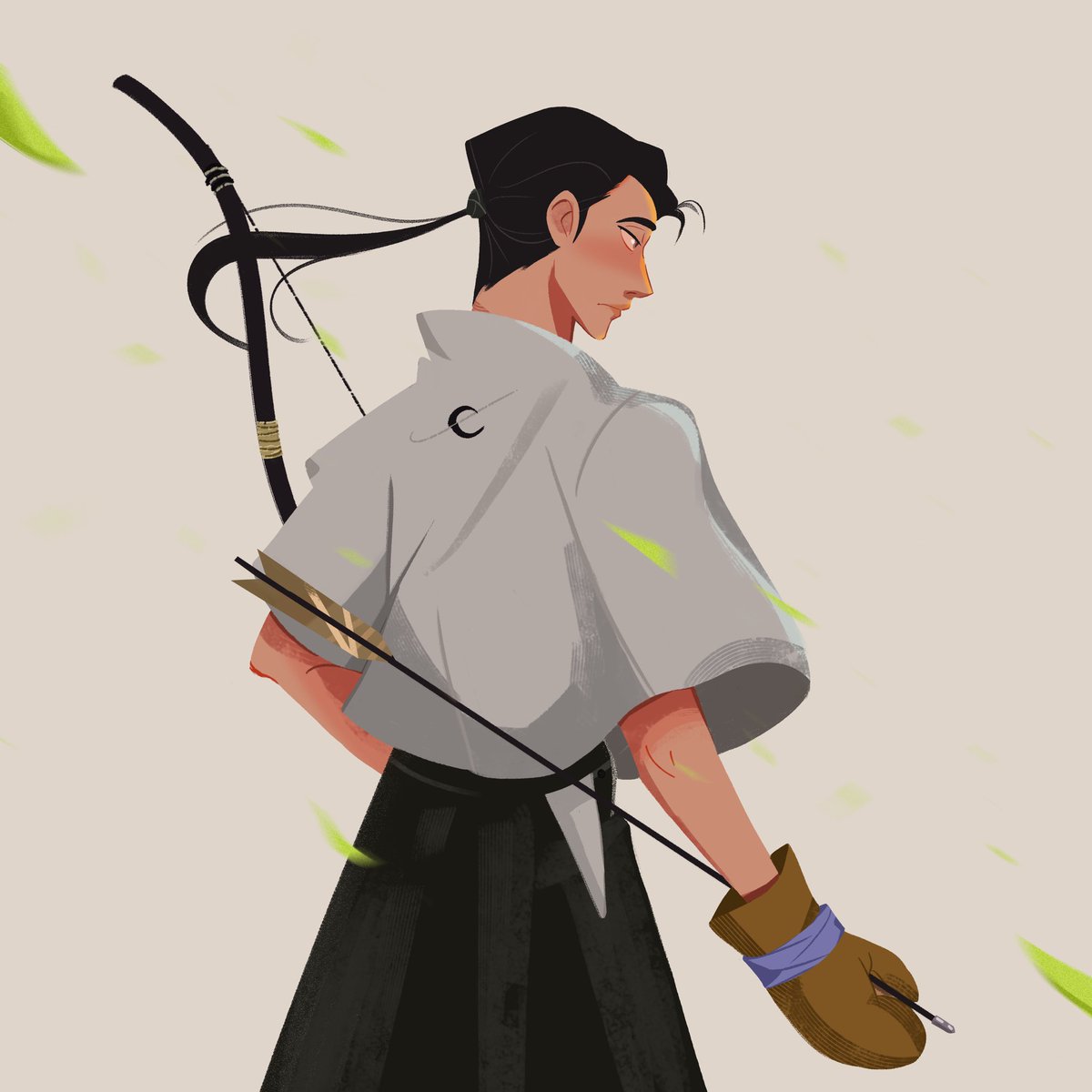 🏹 💚
.
.
.
#visualart #conceptart #characterart #kyudo