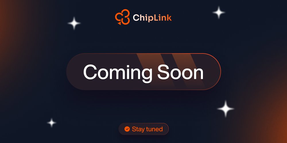 🚀 Welcome to official ChipLink Twitter!

Explore the future of gaming with us. Prepare for a gaming transformation, offering universal access, flexible gaming, and rewards across top casinos like Stake, BCgame and more. 

Stay tuned for updates 🌐 

#Crypto #Ethereum $ETH $CL