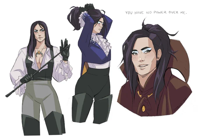 Remembering when I drew Sarah as the goblin king 