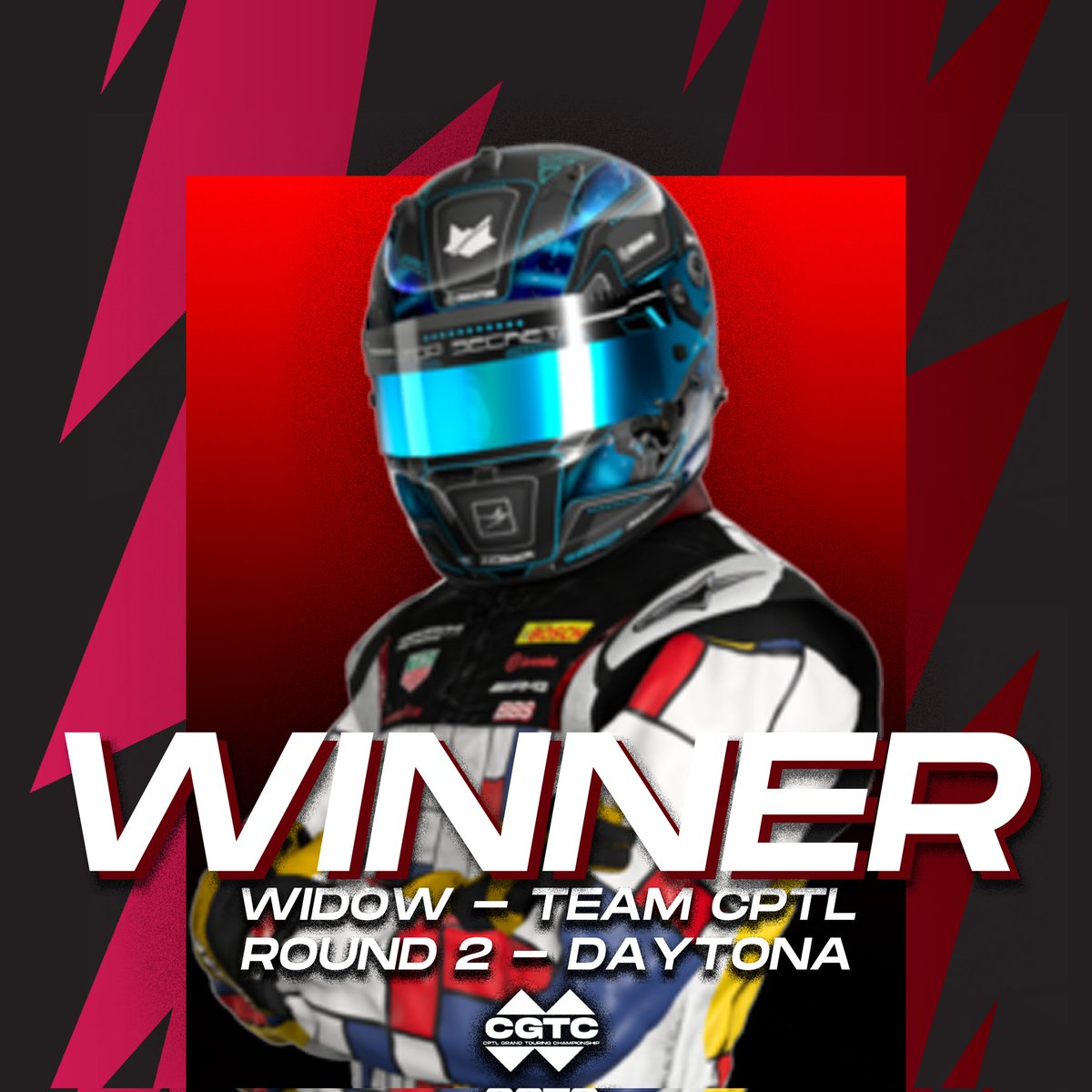 SRF_CGTC's tweet photo. A win for CPTLs reserve Widow on a technicality 

CPTL collects their first win of the year and now leads the constructors championship 

On to Suzuka 🇯🇵

🎨: @lj_designs_nz

#granturismo7 #gtphotography #gt7 #granturismo #esports #league #cgtc https://t.co/Jh8P8wV3Kf