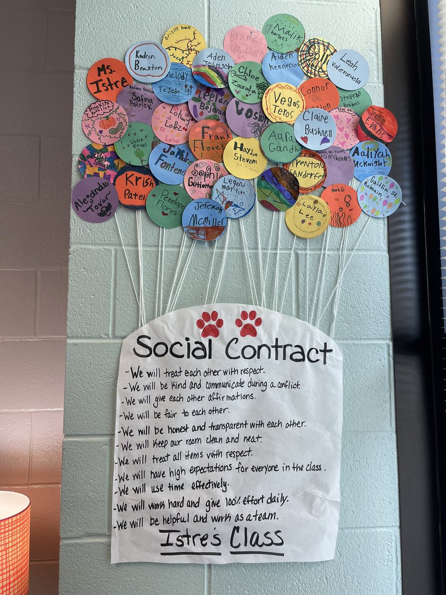 Ashley Istre (@ms_istre5) on Twitter photo My classes Social Contract for the year inspired by the movie Up. Building relationships and working together will help our classroom hit the highest achievements as a whole and individually! #UP #TeamWorkMakestheDreamWork #SocialContract #5thGrade <a href="/HumbleISD_PFE/">Pine Forest Elem</a> My classes Social Contract for the year inspired by the movie Up. Building relationships and working together will help our classroom hit the highest achievements as a whole and individually! #UP #TeamWorkMakestheDreamWork #SocialContract #5thGrade <a href="/HumbleISD_PFE/">Pine Forest Elem</a>