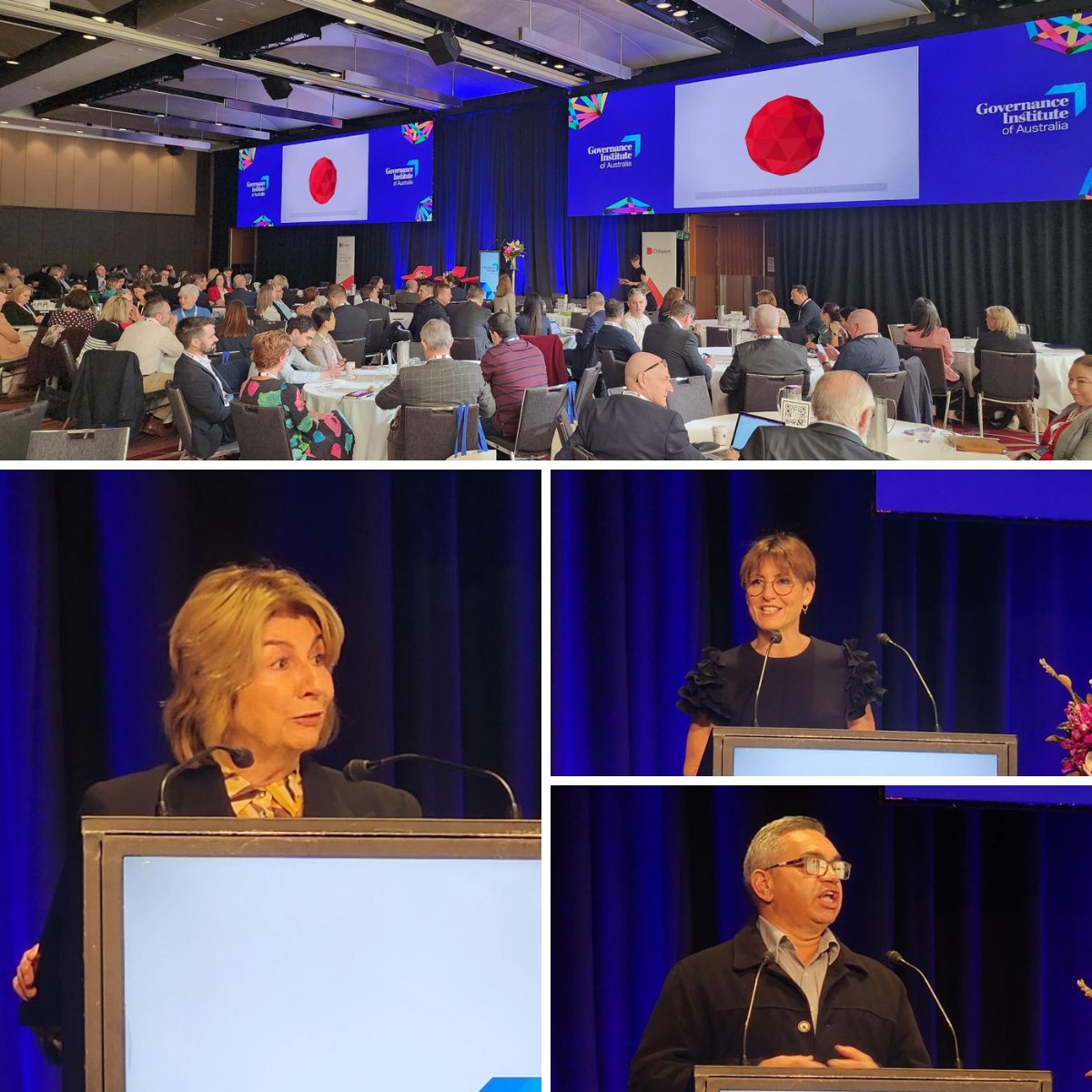 GovInstAus's tweet photo. We are delighted to open day one of our 40th International Governance Leadership Conference! A very warm welcome to all of our speakers and delegates. Chair Pauline Vamos @pvamos and Conference MC @albericie have just opened proceedings and welcomed delegates. #GovCon23 https://t.co/KkEAhKORCV