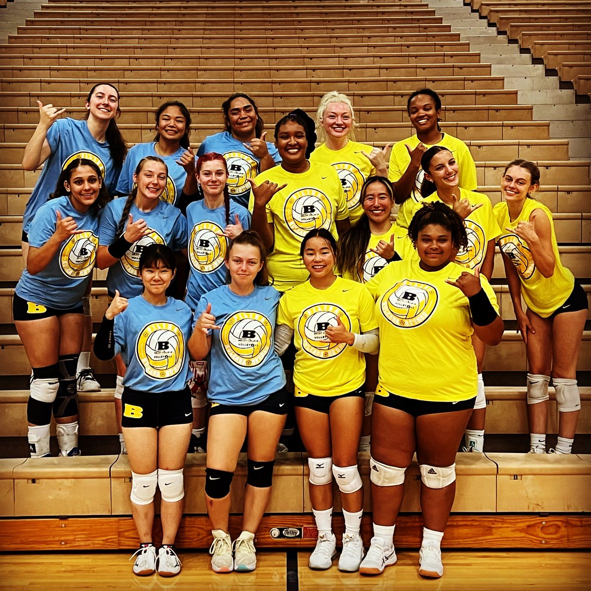 Beloit College VB tweet media