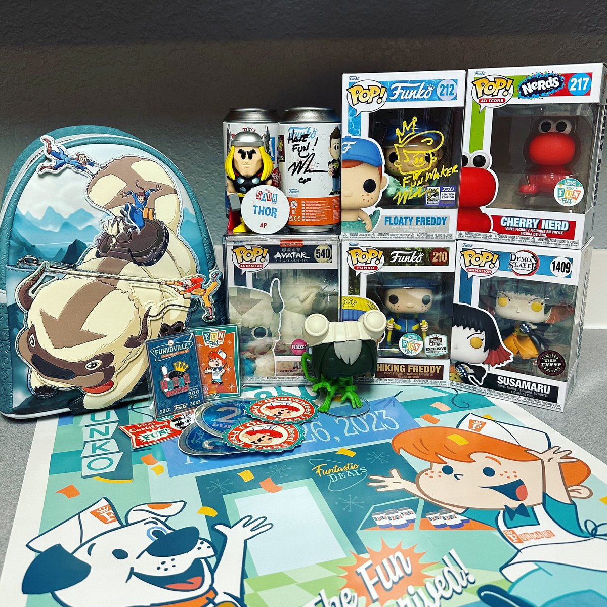 NWpophuntress's tweet photo. Funko Fun Fest Haul!! ๐ Out of all the cons and events done by Funko at HQ or ECCC, this exceeded expectations by far. ๐ Thank you @OriginalFunko staff for putting on amazing event โค๏ธ
#funko #Funkofunfest #Funkopop #funkofunatic https://t.co/b3wfqsXlrP