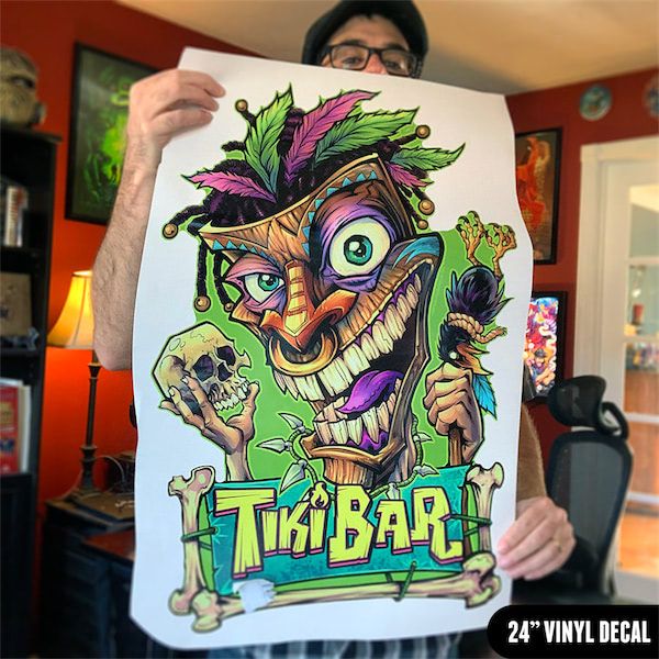 flylanddesigns's tweet photo. I had my Tiki Character printed up on a batch of giant vinyl decals for your Tiki Bar or your sorry excuse for one!
Available in giant 24", or a smaller, yet respectable 12" size here:
https://t.co/OhAwcYObTp…
#decal #vinylwraps #vinylwrap #vinylart #wrapart #wrapartist https://t.co/qNgvf9mnOC
