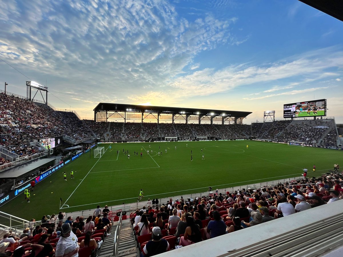 The largest crowd for a Spirit game since 2019 is quite loud