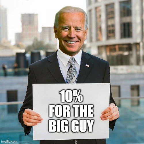 RyanD232's tweet photo. @JoeBiden Isn't Hunter still giving you a cut of all of his art sales and foreign business dealings? You still need more money for donations, big guy? https://t.co/NqgYHt2Jl7