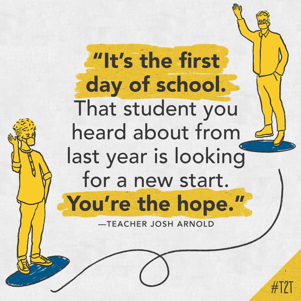 Something to remember as we welcome students back on Tuesday. ❤️