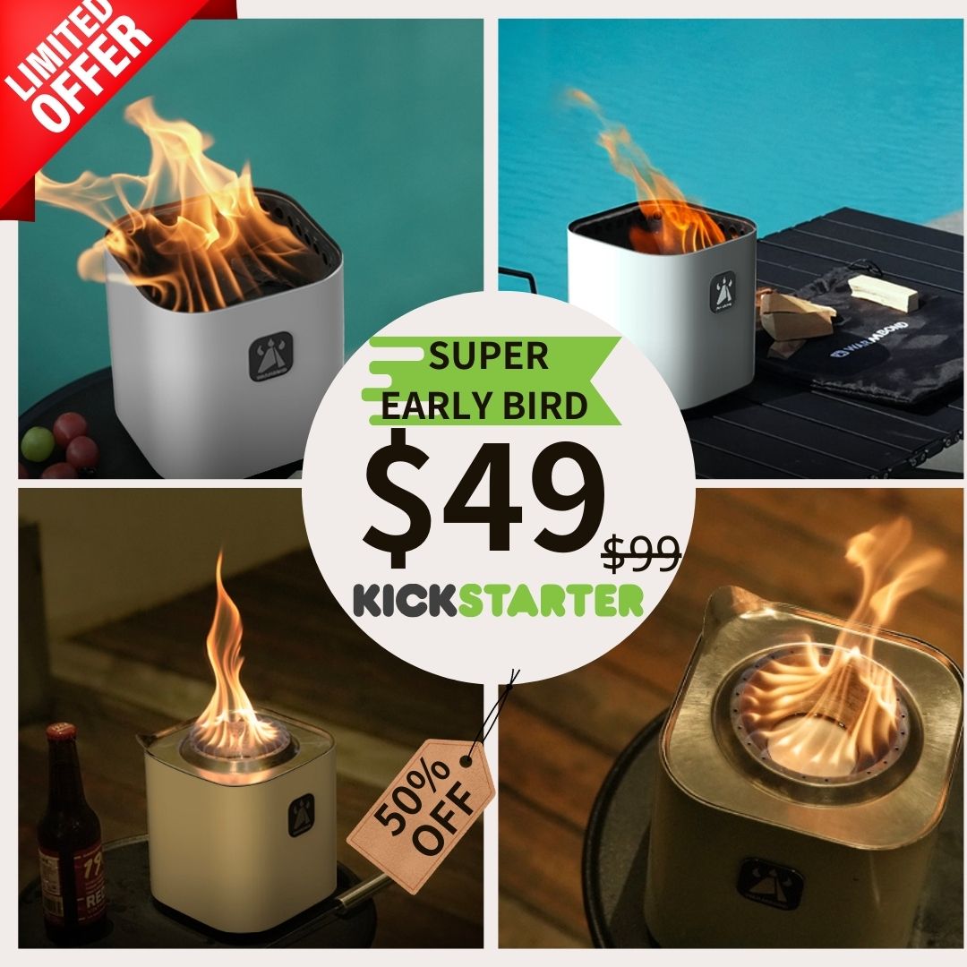 warmbond's tweet photo. BondStove Mini: A masterpiece designed to kindle connections and warmth🔥🔥
💥August 30 at 7 am PDT on #Kickstarter 
Be there or be square🙌🙌 https://t.co/elBcxkCShs