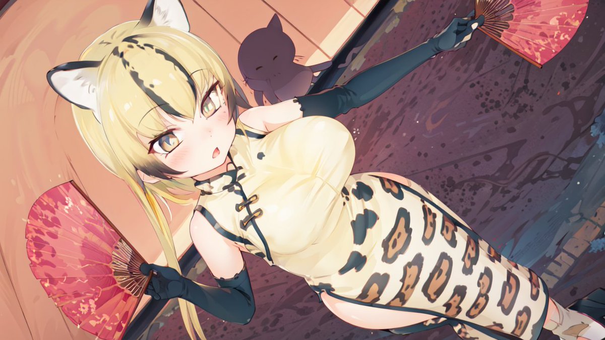 チャイナドレスシーンです。 