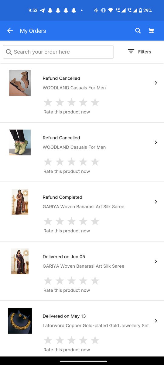 akshaymh20's tweet photo. @flipkartsupport @Flipkart 
My refund was cancelled by Flipkart again and again. Everyday i have been informed that the pickup will be done and everyday in the evening i get a message saying pickup has been cancelled. I have tried calling CS Number of times https://t.co/wGQvQAAJtK