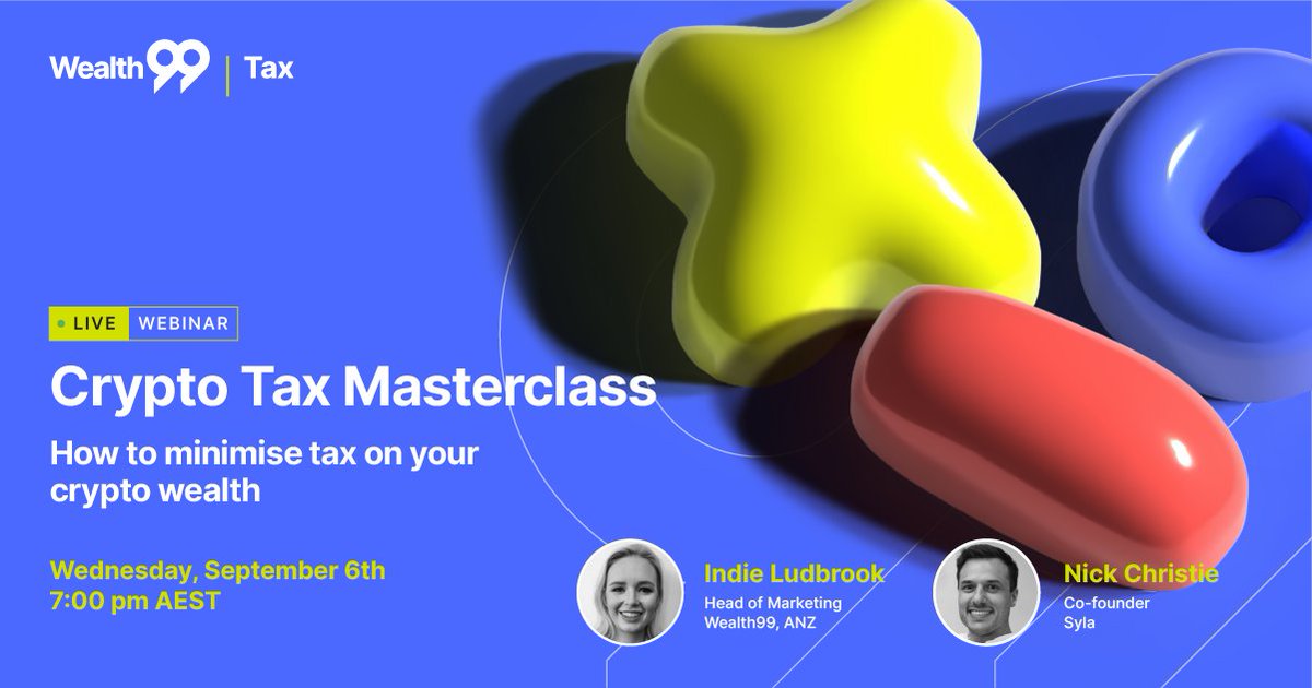 💭 Curious about the key #cryptotax insights for 2023?
💭 Tax strategies to maximise your #crypto gains?
💭 How to simplify your tax reporting?
🚀 Join us for a masterclass led by Nick Christie, founder of crypto tax software, <a href="/sylapower/">Syla</a>! Register here: eu1.hubs.ly/H056CbG0