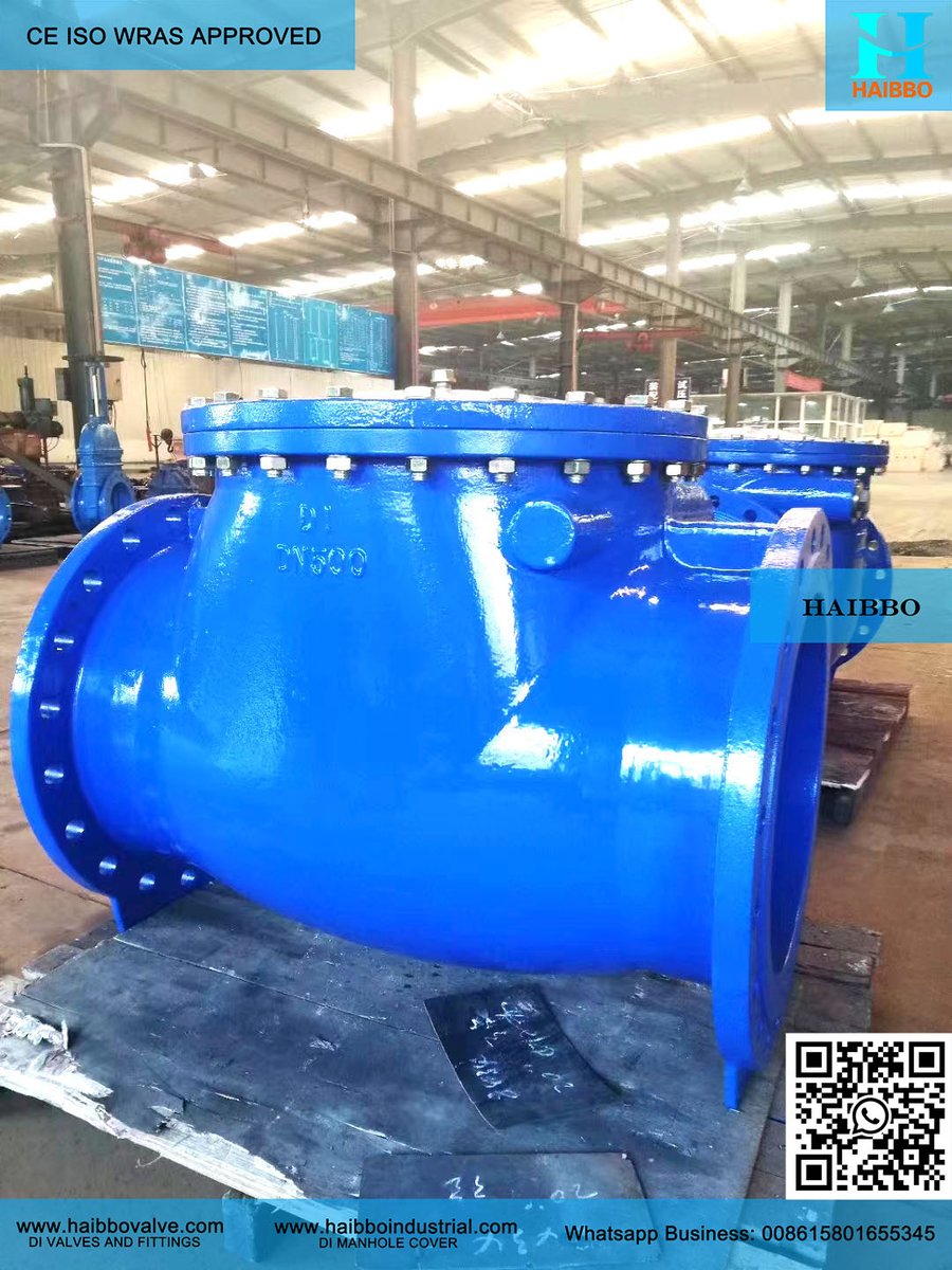 HaibboValve's tweet photo. Check Valve With Heavy Hammer DN40-DN900
Ductile iron body and disc， Brass seal 
Professional manufacturer and exporter
Welcome to contact any time for more details.
https://t.co/a3xgAlmYio
whatsApp/Wechat:008618732129616
Skype:valve-lena
lena@haibboindustrial.com
#CheckValve https://t.co/VtVqnu1dPB