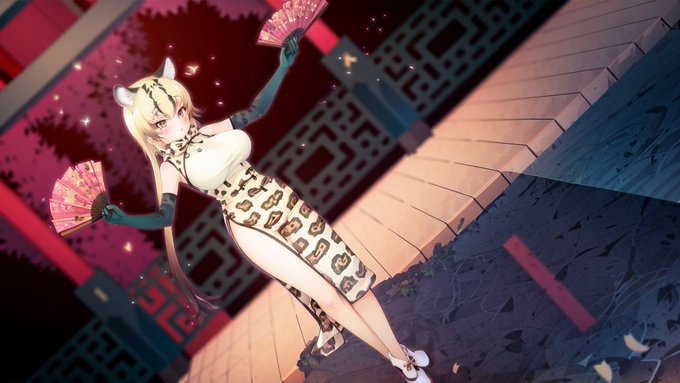 チャイナドレスシーンです。 