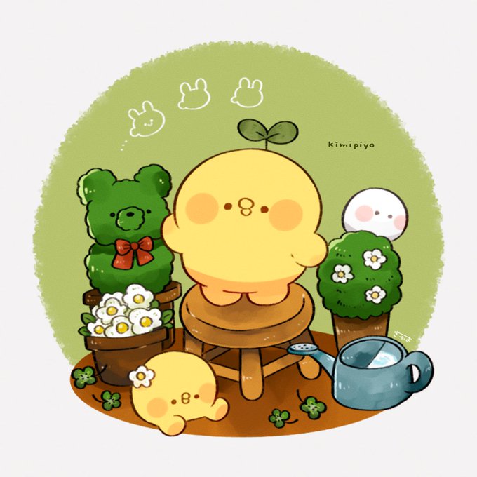 「clover sitting」 illustration images(Latest)