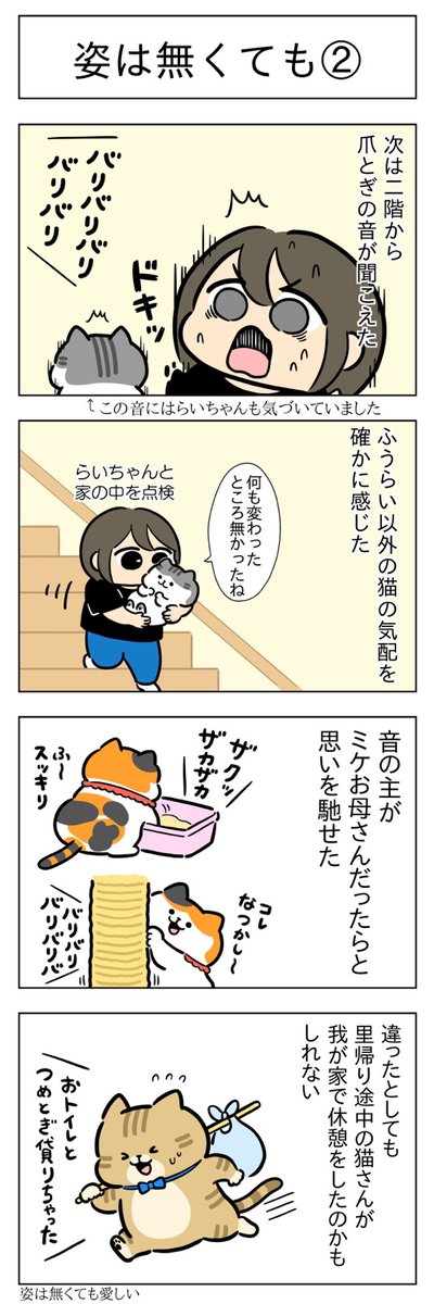 姿は無くても①②│フェリシモ猫部 https://t.co/xdMLK3ne02 