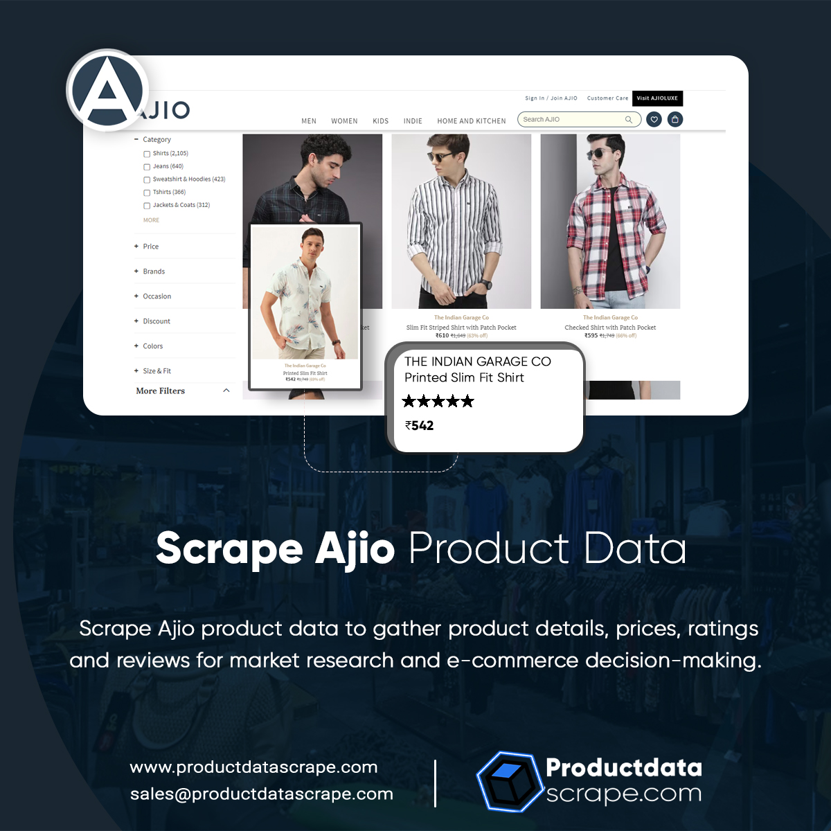 ProductScrape's tweet image. Use our #eCommercescrapingservices to #scrapeAjioproductdata like name, price, etc. Get the best #Ajiodatascrapingservices in the #USA, #UK, #UAE, &amp;amp; #Germany.

Know more: productdatascrape.com/ajio-data-scra…

#ExtractAjioProductsSellersData #ScrapeAjioProductDataAPI #india #Australia #France