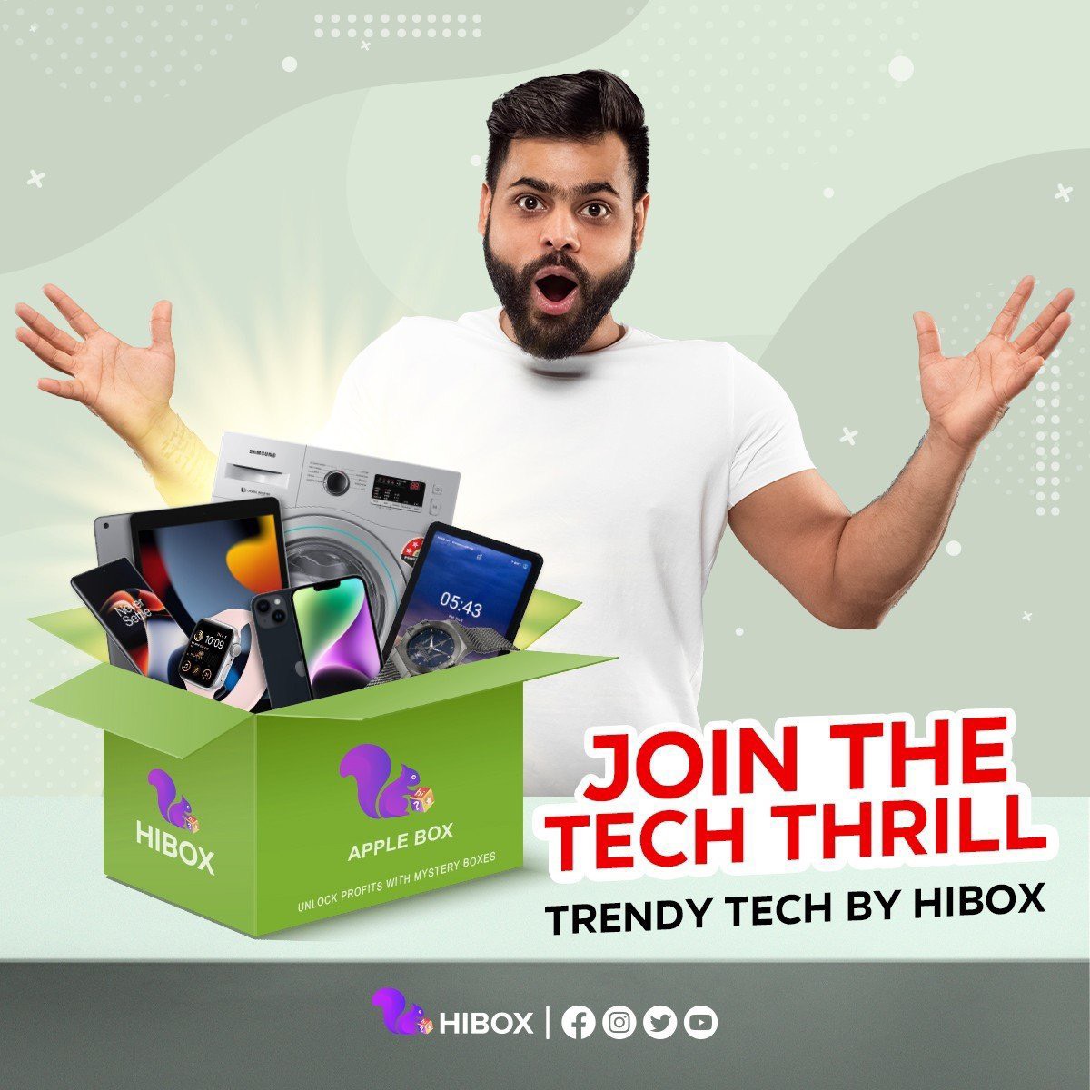 Mitrakaurhere's tweet photo. 🌟 "Trendy Tech Monday!" 🌟 Ready to embrace the future? Get ready for an electrifying unboxing experience as we bring you the latest gadgets in our mystery boxes. https://t.co/Nd5SmgFmcc
