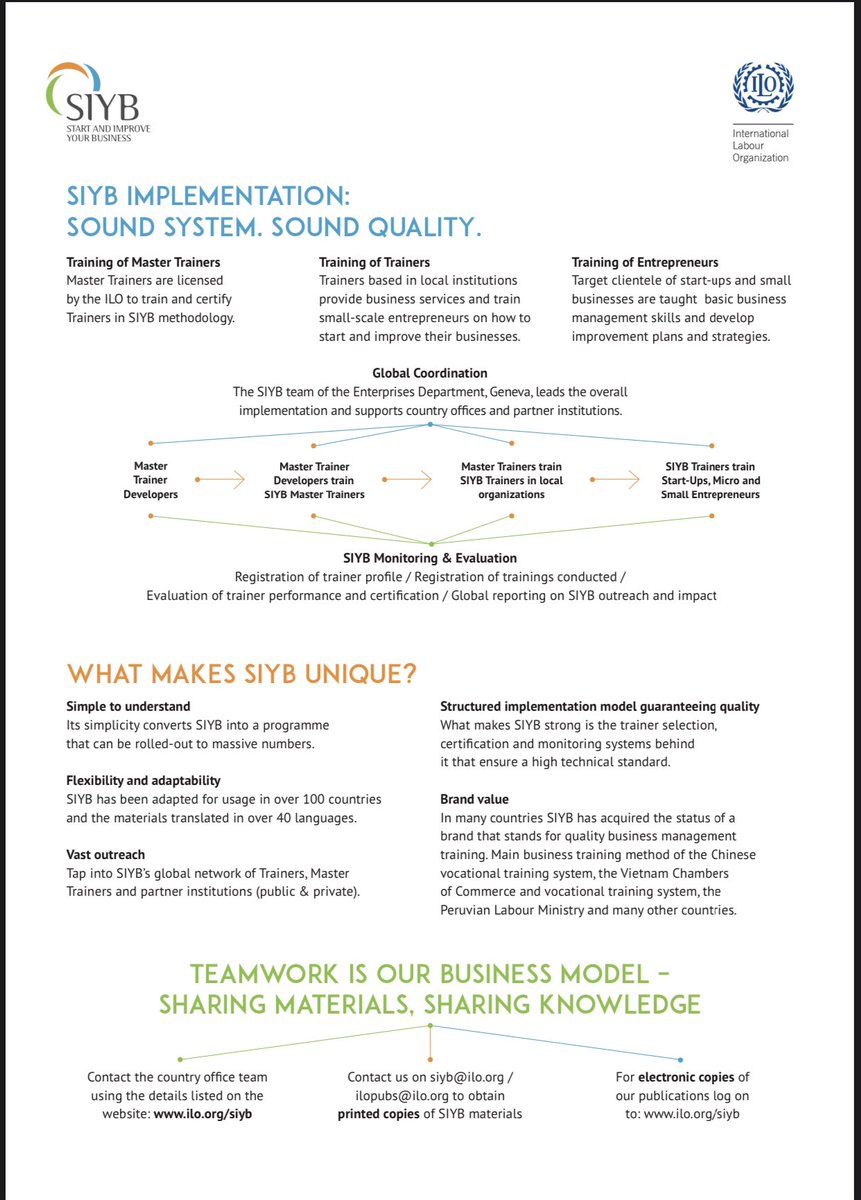 Are you ready to become the next SIYB Certified Trainer?

SIYB helps Small scale Entrepreneurs to start and grow their business to create employment.

Send your CV to: siybtz@gmail.com

 #employmentcreation #training #trainingoftrainers #employment #entrepreneur #BDS  #siyb