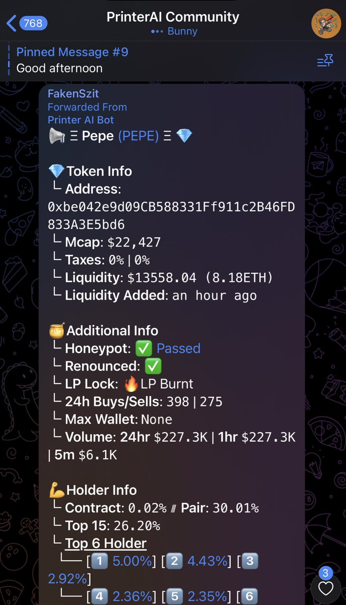 1000x on $Pepe 22k-22m