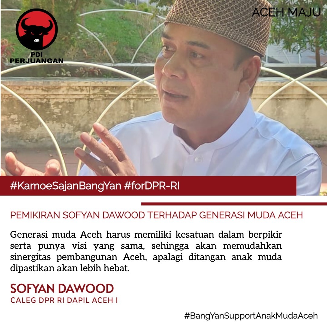 sajansofyan's tweet photo. Pemikiran Sofyan Dawood terhadap Generasi Muda Aceh yang harus memiliki kesatuan dalam berpikir untuk memudahkan sinergitas pembangunan Aceh.

#KamoeSajanBangYan
#ForDPR-RI
#BangYanSupportAnakMudaAceh https://t.co/4G3xOeTeB9