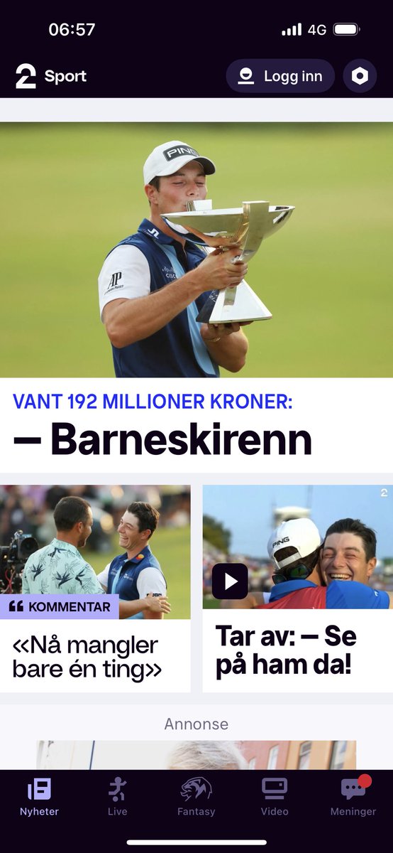 Kunne vært mer ydmyk kanskje.. #2sport