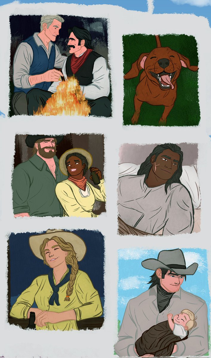 big_b0ah's tweet photo. #HeyArthur comic series π€ "Happiness"
#arthurmorgan #johnmarston #rdr #rdr2 #reddead #RedDeadRedemption #RedDeadRedemption2 #fanart #rdr2fanart #illustration #saiyandruidart
Parts 1-3: https://t.co/nH0kDd7Hbx