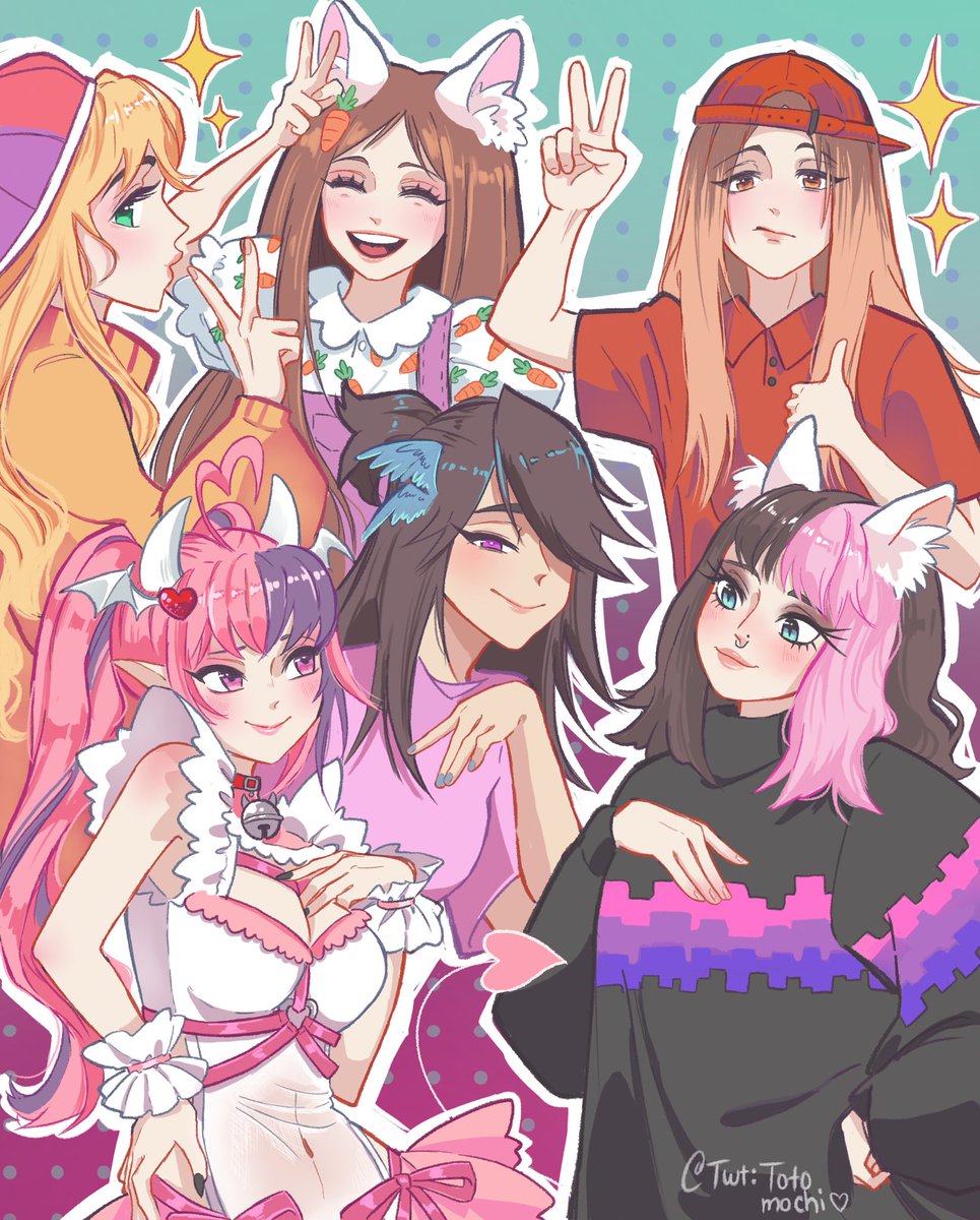 Girls girls 💖✨

 #qsmpfanart