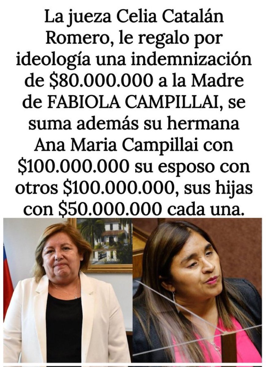 Así roba Campillai apoyada por una jueza marxista, Celia Catalán Romero

Qué tal