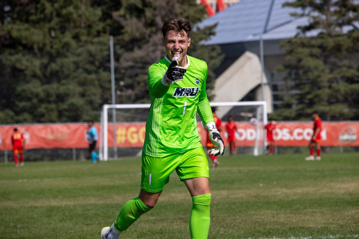 CanadaWest's tweet photo. MSOC | MRU takes round one of the Crowchild Classic! ✅

A dramatic 88th minute strike from Abel Nesibu proved the difference as @mrumsoc grabs a 1-nil victory over @DinosMSOC. 

📸: Chris Lindsey https://t.co/MqT2rbjdQQ
