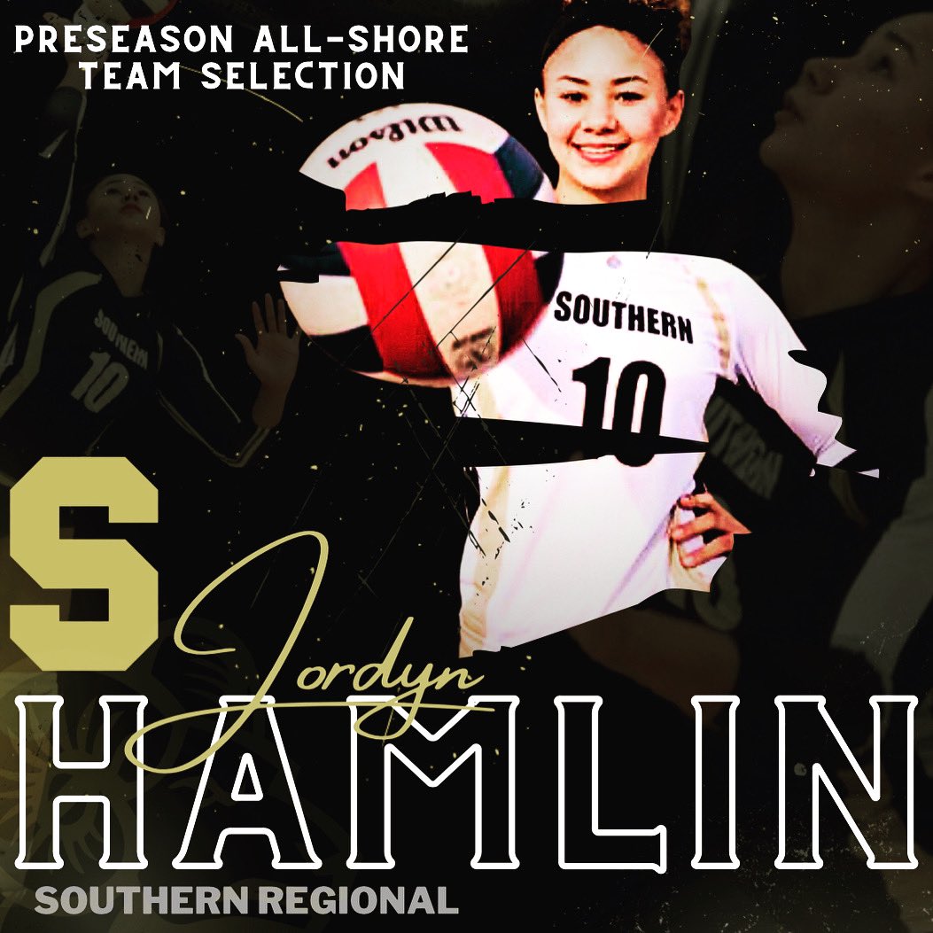 scott_lqd's tweet photo. Shore Conference Girls Volleyball: Preseason All-Shore Selection
.
Southern Regional has consistently been a dominating force in the Shore Conference and NJ girls volleyball over the last 2+ decades which means when there are rising stars, players like Jordyn Hamlin have some huge shoes to fill.
.
Well, Jordyn has done just that and is the first player being announced as a member of the preseason All-Shore Girls Volleyball Team in the Outside Hitter position. Coming off of a 2022 campaign with a team leading 283 kills on a program that went 31-1, Hamlin comes back to the Rams in her Senior year with sights set on some massive numbers combined with hanging more Championship banners in the Rams gym.
.
Congratulations Jordyn on being an All-Shore selection!
.
@donohuejr  @snntv21 @kelseygesicki @ShoreSports_NJ (someone please tag Jordyn) 
.
#girlsvolleyball #shoreconference #jerseyshore @surftaco_official @varsity_link @jerseymikes 
.
@the_scottmartin @JCarelliSSN