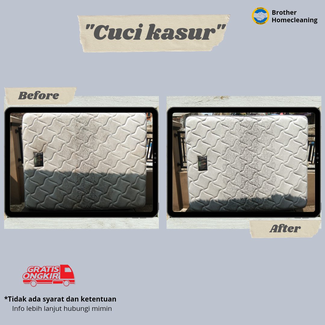brotherhome1719's tweet image. "Kasur yang kotor? Tidur yang tidak nyaman? Jangan khawatir, kami siap membantu. Dapatkan jasa cuci dan perawatan kasur yang profesional dan hemat waktu dari kami!"

#jasacucikasur 
#jasacucispringbed
#jasacucikasurbandung
#jasacucispringbedbandung
#ifkgbg