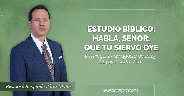 GCarpaCatedral's tweet photo. Estudio Biblico del domingo 27 de agosto de 2023
Tema: Habla, Señor, que Tu siervo oye
Rev. José Benjamín Pérez
Domingo, 27 de agosto de 2023
Cayey, Puerto Rico

YouTube: https://t.co/myrzAVDbJo https://t.co/9YjdDXnHQ9