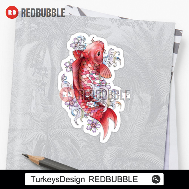 TurkeysDesign_G's tweet photo. Even if this body is broken and I aim at the sky. I arrange the waterfall climbing carp drawn by tattoo.
Thanks purchase.
https://t.co/eZZ24kAfNb
#redbubbble #garnet #jewel #koifish #sticker https://t.co/muH05Ff0bA