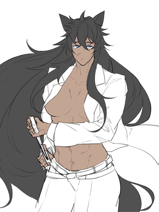 スーツを黒にしたいけど、髪の毛も黒だから真っ黒になっちゃうな… 